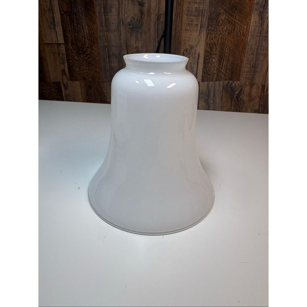 Vintage White Glass Light Shade  Lamp Fairy lamp inspired